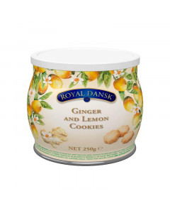Royal Dansk Ginger & Lemon Cookies - Case