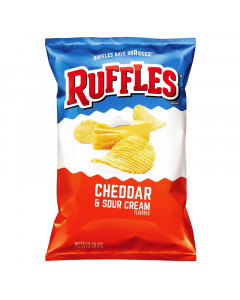 Ruffles Cheddar and Sour Cream Potato Chips - Case