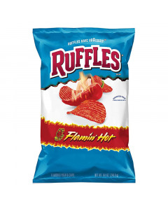 Ruffles Flamin' Hot Potato Chips - Case