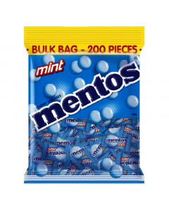 Mentos Mint Transparent Bag - Carton