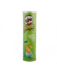 Pringles Potato Crisps Sour Cream & Onion - Carton