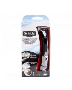 Schick Quattro Titanium Freestyle Razor Kit - Case