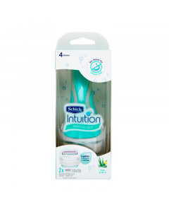 Schick Intuition Plus Sensitive Razor Kit 2s - Case