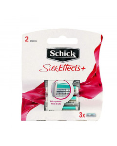 Schick Silk Effects+ Razor Blade Refill 3s - Case