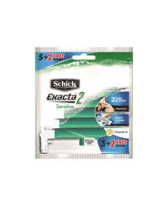 Schick Exacta 2 Sensitive Disposable Razor 5+2s - Case