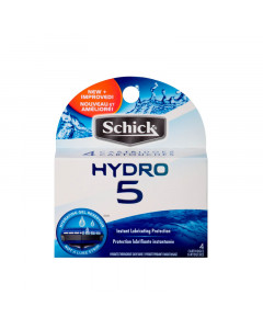 Schick Hydro 5 Blade Razor Cartridge Refill 4s - Case