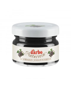 Darbo Mini Jar 28 g Black Currant Fruit Spread - Case