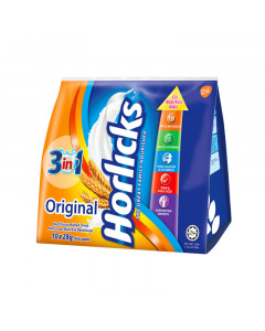 Horlicks 3-In-1 Instant Malted Drink Powder - Carton