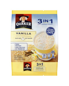 Quaker 3-in-1 Vanilla - Carton