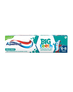 AQUAFRESH KID TOOTHPASTE BIG TEETH (6+ YEARS) (12x50ML) - Carton