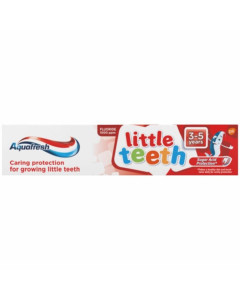 AQUAFRESH KID TOOTHPASTE LITTLE TEETH (3-5 YEARS) (2x50ML) - Carton