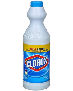 CLOROX LIQUID BLEACH ORIGINAL 1L (12x1L) - Carton