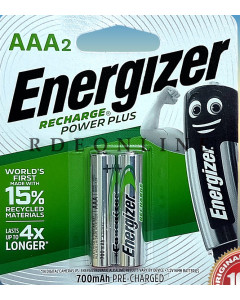ENERGIZER RC NH12U RP2 (700 mAh) 2AAA [POWER+] (1502)-Carton