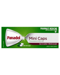 PANADOL MINICAPS 500MG (12x12's) - Carton