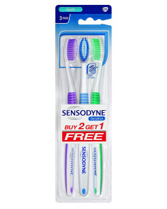 SENSODYNE TOOTHBRUSH SENSITIVITY & GUM SOFT (1x3's) BUY 2 FREE 1 - Carton
