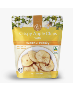 DJ&A Crispy Apple Chips with Manuka Honey - Carton