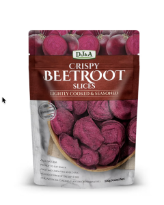 DJ&A Crispy Beetroot Slices - Carton