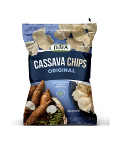 DJ&A Cassava Vegetable Chips Original - Carton