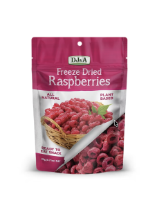 DJ&A Freeze Dried Raspberries - Carton