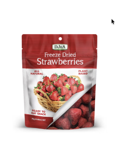 DJ&A Freeze Dried Strawberries - Carton