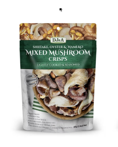DJ&A Mixed Mushroom Crisps (Shiitake, Nameko & Oyster) - Carton