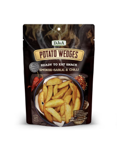 DJ&A Potato Wedges Smoked Garlic & Chilli - Carton