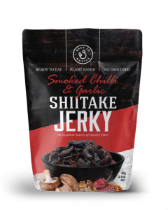 DJ&A Shiitake Mushroom Jerky Smoked Chilli & Garlic - Carton