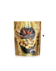 DJ&A SUSHI STYLE SNACK MIX – COATED PEANUTS & RICE CRACKERS - Carton