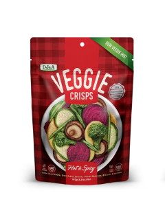 DJ&A Veggie Crisps Hot & Spicy - Carton