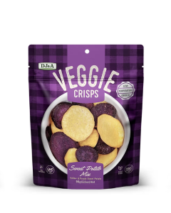 DJ&A Veggie Crisps Sea Salt & Vinegar - Carton