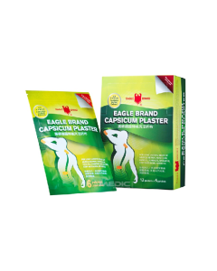 EAGLE CAPSICUM PLASTER 6'S (7CM X 10CM) - Carton