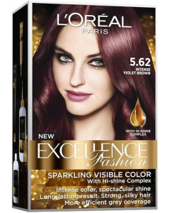 LOreal Excellence #5.62 Intense Violet Brown-Carton