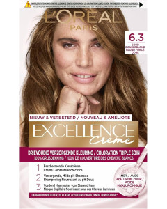 LOreal Excellence #6.3 Golden Dark Blonde-Carton