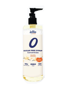 ALLO SUGAR-FREE 5 X CONCENTRATE SYRUP VANILLA - Carton