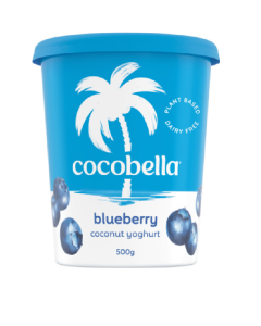 Cocobella Coconut Yoghurt Blueberry - Carton
