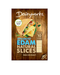 DAIRY/W EDAM NAT. SLICE - Carton