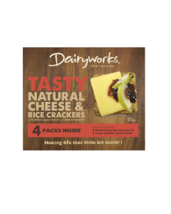 DAIRY/W TASTY CHEESE & RICE CRACKERS - Carton