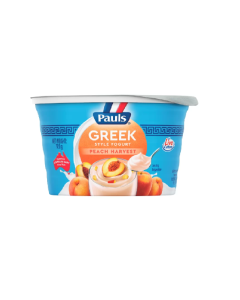 PAULS GREEK PEACH YOGURT - Carton