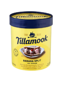 Tillamook BANANA SPLIT - Carton