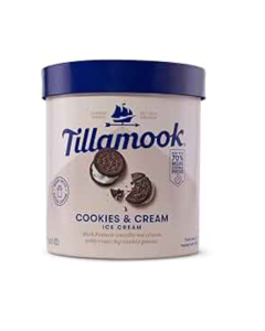 Tillamook COOKIES AND CREAM - Carton