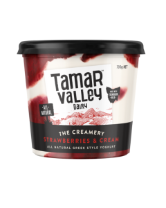 TAMAR.V THE CREAMERY G/S STRAWBERRY & CREAM FOODSERVICE PORTION - Carton