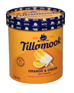 Tillamook ORANGE AND CREAM - Carton