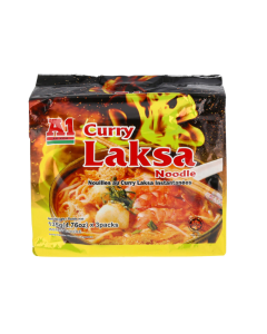 A1 CURRY LAKSA NOODLES (3'S-BUNDLE) - HALAL CERTIFIED - Carton