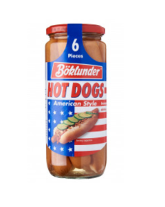 BÖKLUNDER HOT DOGS AMERICAN STYLE - Carton