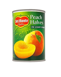 DEL MONTE PEACH HALVES - Carton