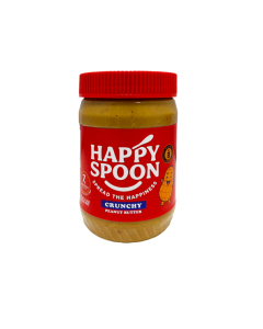 HAPPY SPOON PEANUT BUTTER - CRUNCHY - Carton
