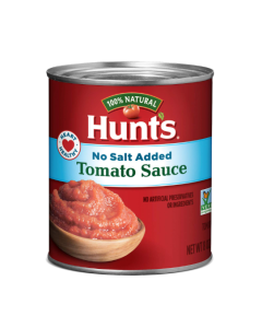 HUNTS TOMATO SAUCE NO SALT ADDED - Carton