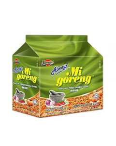 IBUMIE ALWAYS MI GORENG SAMBAL UDANG (5'S X) - HALAL CERTIFIED - Carton