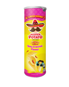 MDD MISTER POTATO CRISPS - SPICY CRABSTICK - HALAL CERTIFIED - Carton