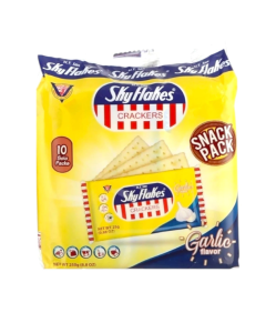 SKYFLAKES SNACK PACK - GARLIC - Carton